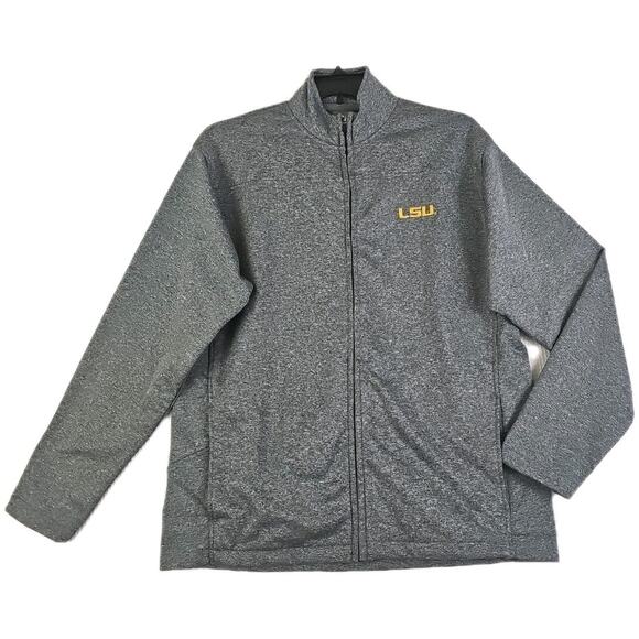 LSU fighting TIGERS~Men's Size L/G(42/44)~Gray Jacket by Ka Knights Apparel NWOT - Picture 1 of 16